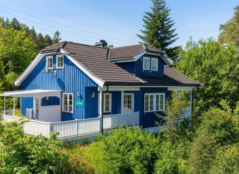 Blue House Brevik Porsgrunn Apartment Exterior photo